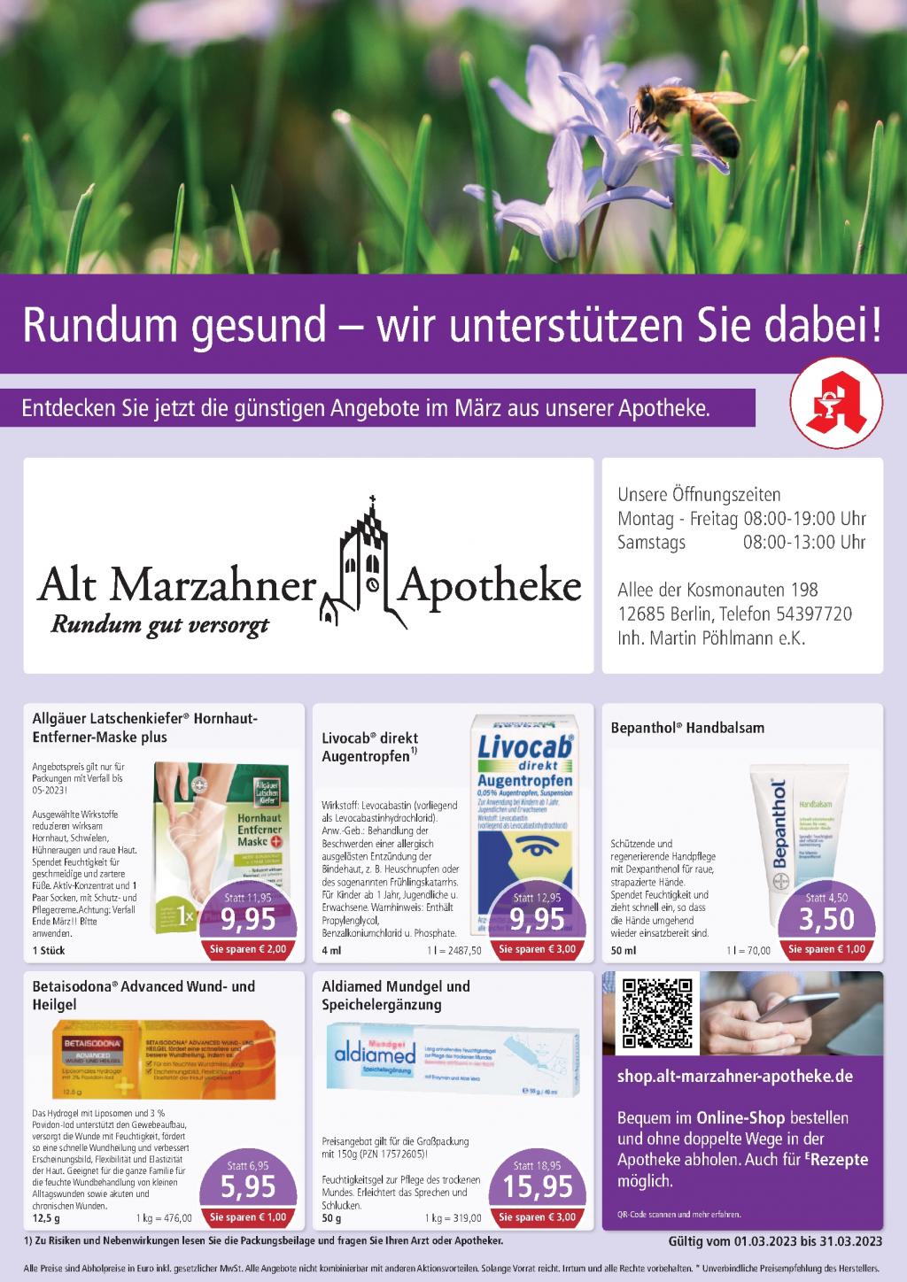 Alt Marzahner Apotheke Ihre Hausapotheke In Berlin Marzahn 